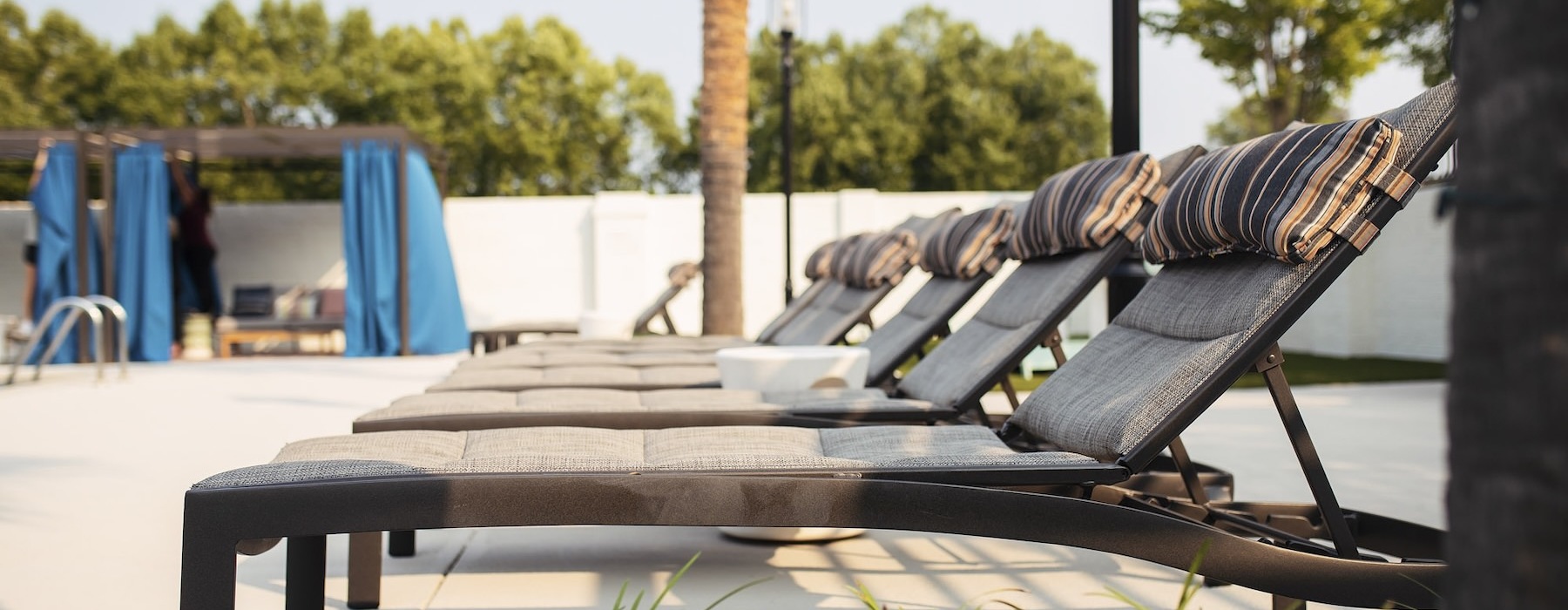 poolside lounge chairs